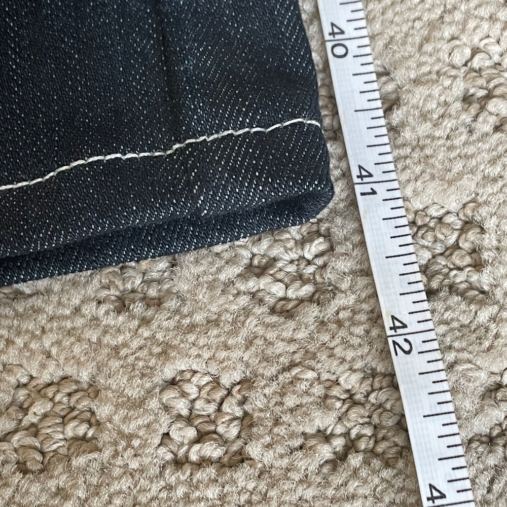 JAMES JEANS DRY AGED DENIM CURATED BY SEAN BOOTCUT DARK WASH SIZE 25 EUC - Picture 10 of 14